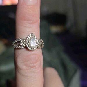 White Gold Diamond Engagement Ring